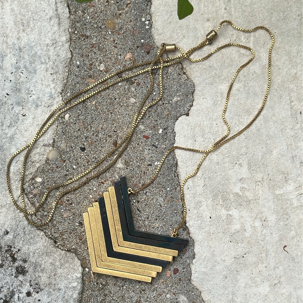 Madewell Arrowstack Adjustable Necklace In Vintag… - image 6